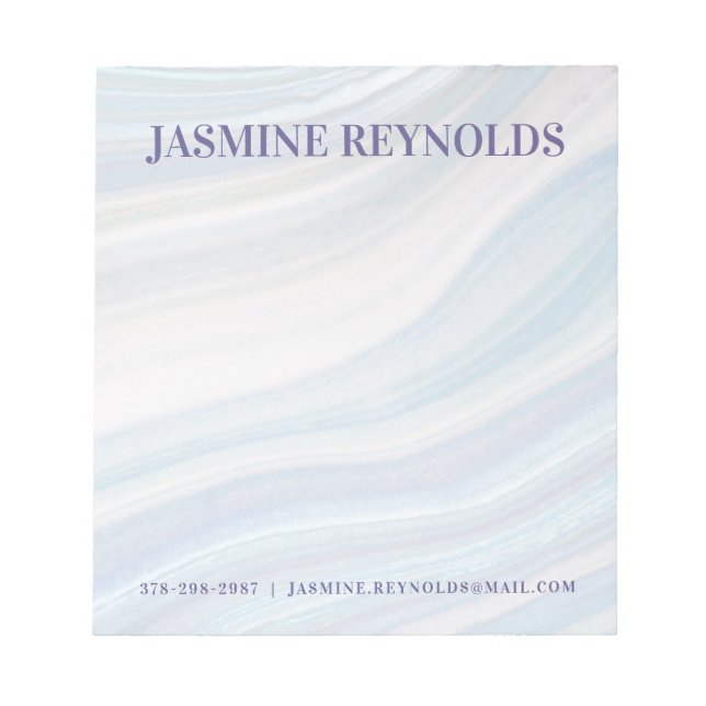 Bloco De Notas Notepad de Geodo Marble legal (Frente)