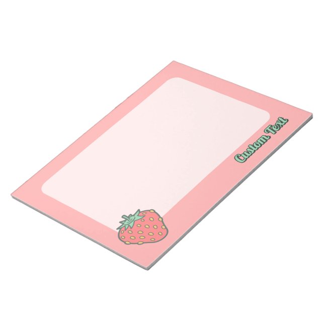 Bloco De Notas Notepad de Ícone de Morango (Inclinado)