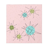 Notepad De Impulsos Atômicos, Icônicos Rosa