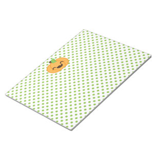 Bloco De Notas Notepad de Kawaii Jack O Lanterna Pumpkin
