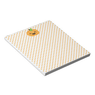 Bloco De Notas Notepad de Kawaii Jack O Lanterna Pumpkin