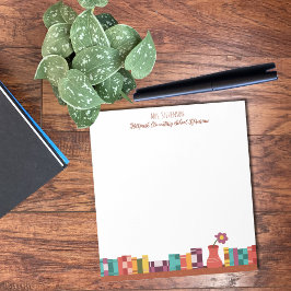 Bloco De Notas Notepad de Livraria de Bibliotecas Escolares