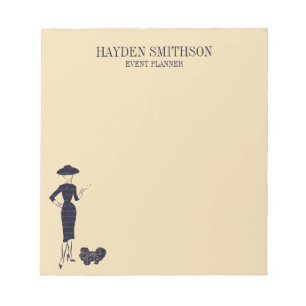 Bloco De Notas Notepad de Moda Clássica do 50 Vintage