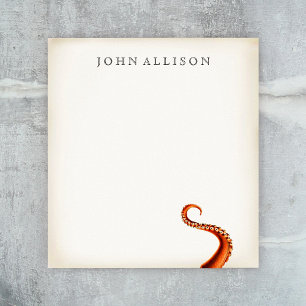 Bloco De Notas Notepad de Octopus do Hipster legal