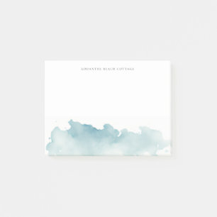 Bloco De Notas Notepad de Ondas de Aquarela Moderna