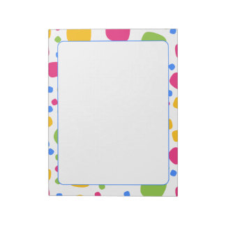 Bloco De Notas Notepad de padrão de forma Abstrato colorida
