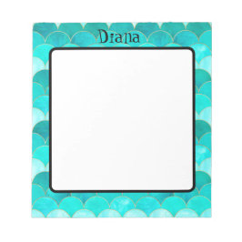 Bloco De Notas Notepad de padrão de Sereia Cuja