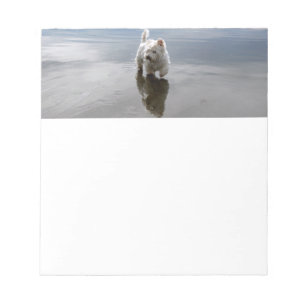 Bloco De Notas Notepad de Papel de Carta de Reflexão do Beach Wes