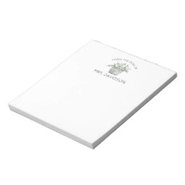 Bloco De Notas Notepad De Presente Para Professores De Plantas