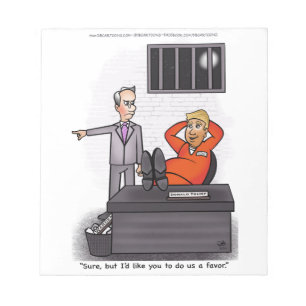 Bloco De Notas Notepad de produtos Donald Trump