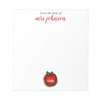 Bloco De Notas Notepad de Professores