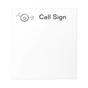 Bloco De Notas Notepad de rádio Feliz Ham Ham