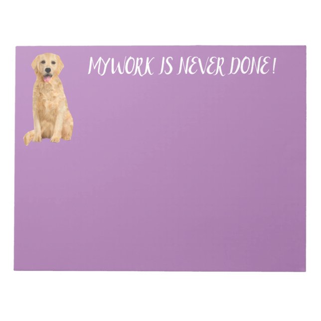 BLOCO DE NOTAS NOTEPAD DE RECUPERAÇÃO DE LABRADOR (Frente)