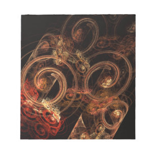 Bloco De Notas Notepad de som de Abstrato de música