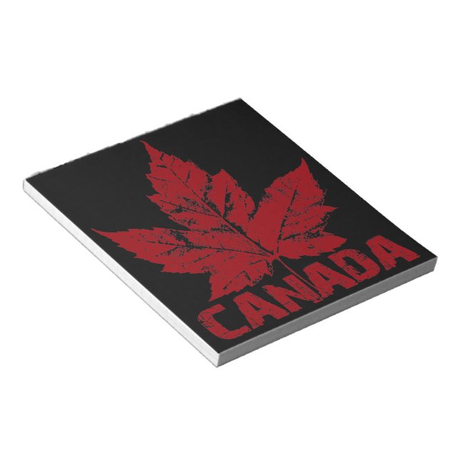 Bloco De Notas Notepad de Souvenir no Canadá - Presentes (Inclinado)