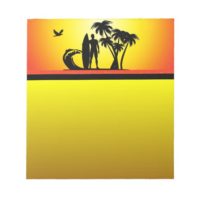 Bloco De Notas Notepad de Surfer (Frente)