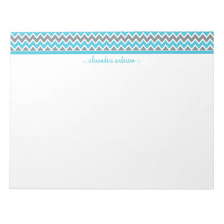 Bloco De Notas Notepad de tendência personalizada do padrão Chevr