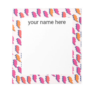 Bloco De Notas Notepad de trava personalizado