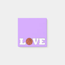 Bloco De Notas Notepad de treinador de basquete LOVE de basquete