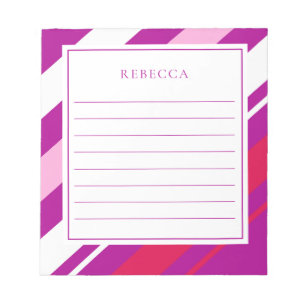 Bloco De Notas Notepad Diagonal de Faixa Moderna