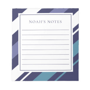 Bloco De Notas Notepad Diagonal de Faixa Moderna