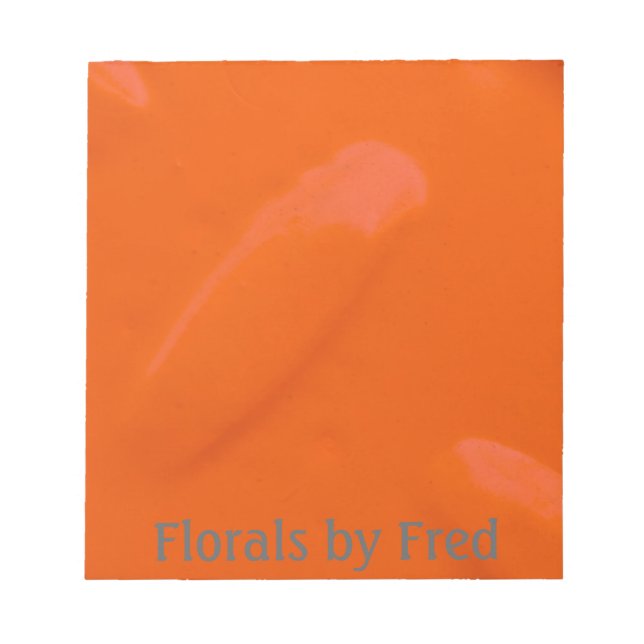Bloco De Notas Notepad Diamondplate Laranja (Frente)