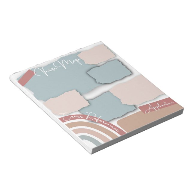 Bloco De Notas Notepad do Mapa Verso (Inclinado)