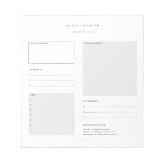 BLOCO DE NOTAS NOTEPAD DO PLANEJADOR DIÁRIO