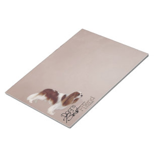 Bloco De Notas Notepad do Rei Cavalier Charles Spaniel