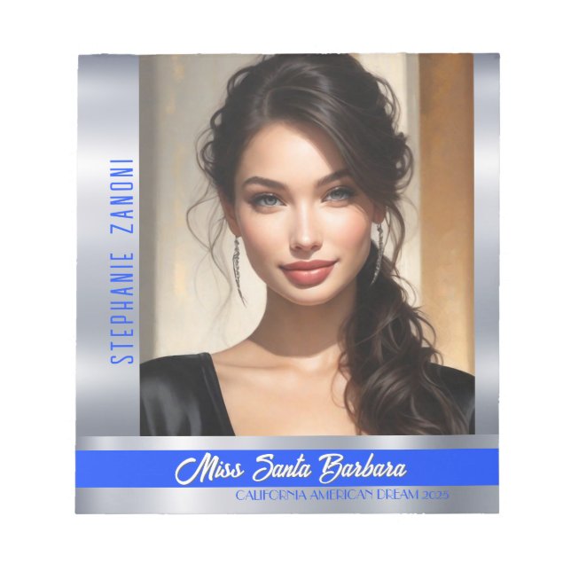 Bloco De Notas Notepad do Titleholder do Pager Real Shine (Frente)