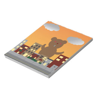 Bloco De Notas Notepad do Urso Monstro