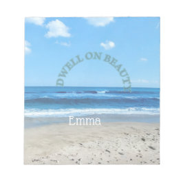 Bloco De Notas Notepad Earth day dwell on beauty