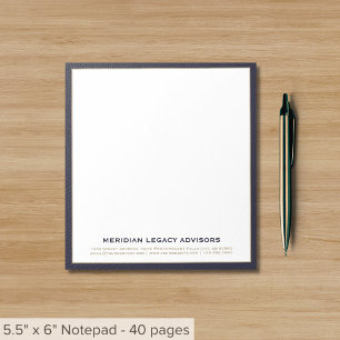 Bloco De Notas Notepad Elegante e Dourado para empresas
