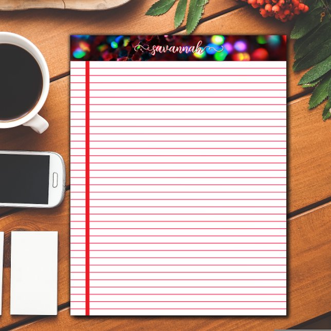 Bloco De Notas Notepad Espelho Vermelho Escuro (Criador carregado)