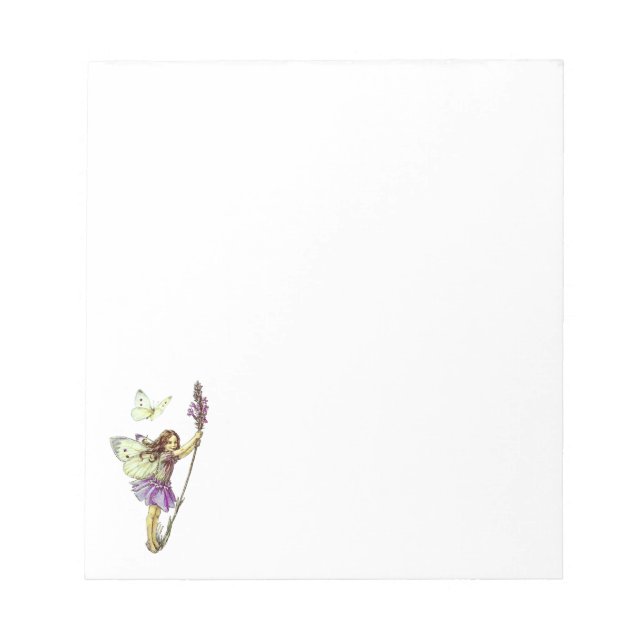 Bloco De Notas Notepad "Fada de Lavanda" (Frente)