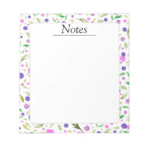 Notepad Floral - Presente Bonito para a mãe ou par
