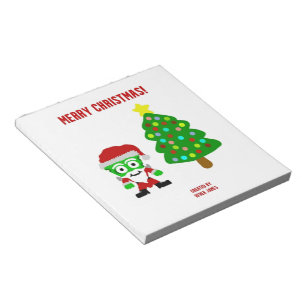 Bloco De Notas Notepad FrankenQueijo Natal (14 cm x 15,2 cm)