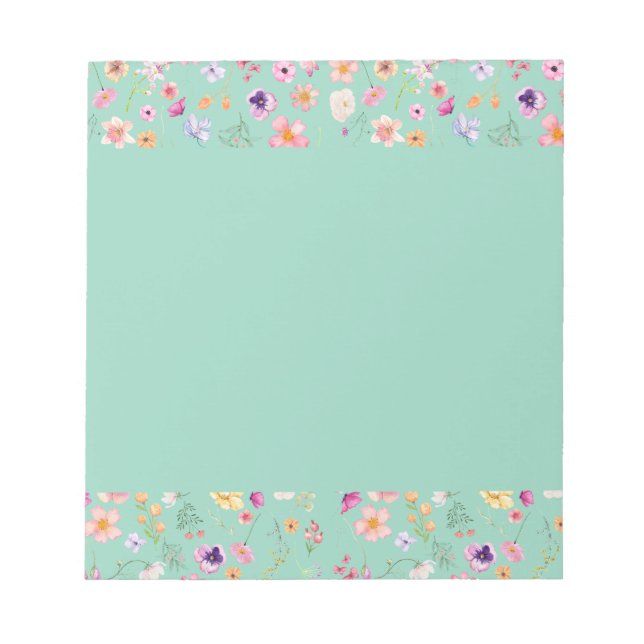 Bloco De Notas Notepad Fresco - Serenidade Verde Mint (Frente)