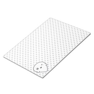 Bloco De Notas Notepad Ghost do Kawaii Winking