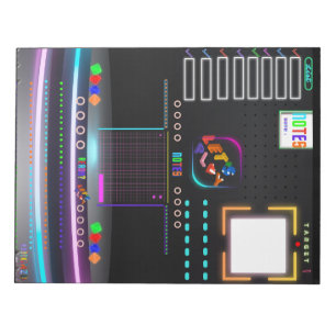 Bloco De Notas Notepad Grande Colorido da Escola de Escritório Ne