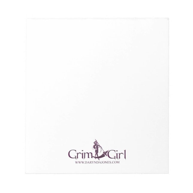 Bloco De Notas Notepad Grim Girl (Frente)