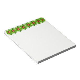 Bloco De Notas Notepad Holiday-Holly