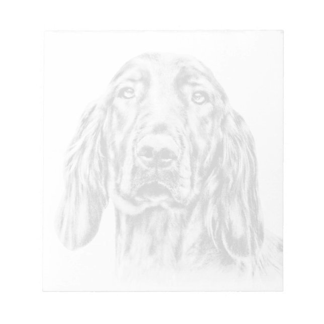 Bloco De Notas Notepad IRISH SETTER (Frente)