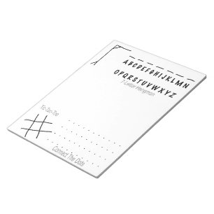 Bloco De Notas Notepad - Jogos Ocupados