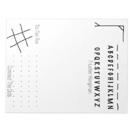 Bloco De Notas Notepad - Jogos Ocupados