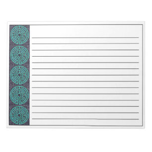 Bloco De Notas Notepad LABYRINTH III 11x8.5 + Linhas