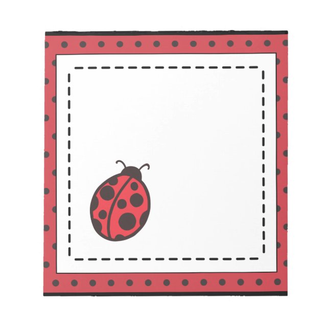 Bloco De Notas Notepad Ladybug (Frente)