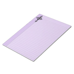 Bloco De Notas Notepad Legal do Gótico Cross Pastel Tribal