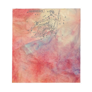 Bloco De Notas Notepad Marble Aquarius Rosa