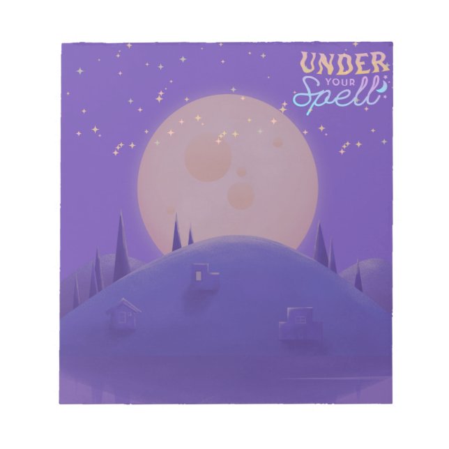 Bloco De Notas Notepad "Moonlight Encantado" (Frente)